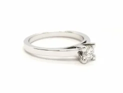 Bague Solitaire Or blanc Diamant