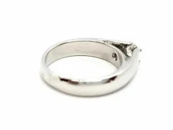 Bague Solitaire Or blanc Diamant