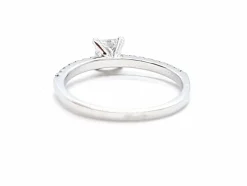 Bague Solitaire Or blanc Diamant