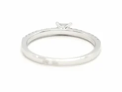 Bague Solitaire Or blanc Diamant