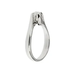 Bague solitaire Or blanc Diamant