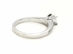 Bague Solitaire Or blanc Diamant