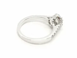 Bague Solitaire Or blanc Diamant