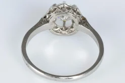 Bague solitaire Or blanc Diamant