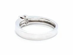 Bague Solitaire Or blanc Diamant