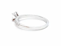 Bague Solitaire Or blanc Diamant