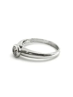 Bague solitaire or et diamant 0,50ct