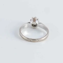 Bague Solitaire or gris Diamant 0.50ct