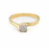 Bague Solitaire Or jaune Diamant