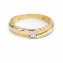 Bague Solitaire Or jaune Diamant
