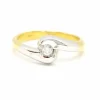Bague Solitaire Or jaune Diamant