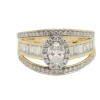 Bague solitaire or jaune et diamant certifié
