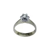 Bague Solitaire Or Jaune Diamant 0.16ct