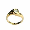Bague Solitaire Or jaune & Diamant
