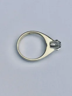 Bague Solitaire Or Jaune Diamant 0.16ct