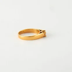 Bague Solitaire Or jaune Diamant 0.26ct