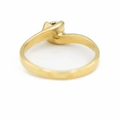 Bague Solitaire Or jaune Diamant