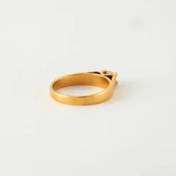 Bague Solitaire Or jaune Diamant 0.26ct