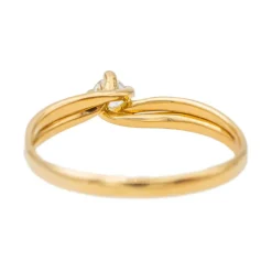 Bague Solitaire Or jaune Diamant