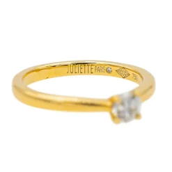 Bague Solitaire Or jaune Diamant