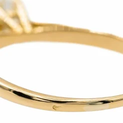 Bague Solitaire Or jaune Diamant