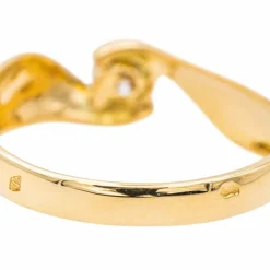 Bague Solitaire Or jaune Diamant