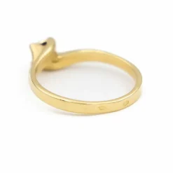 Bague Solitaire Or jaune Diamant