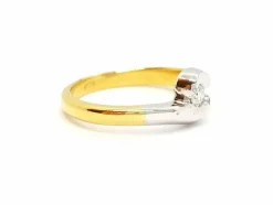 Bague Solitaire Or jaune Diamant