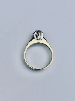 Bague Solitaire Or Jaune Diamant 0.16ct