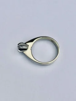 Bague Solitaire Or Jaune Diamant 0.16ct