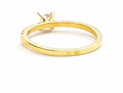 Bague Solitaire Or jaune Diamant