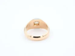 Bague Solitaire Or rose Diamant