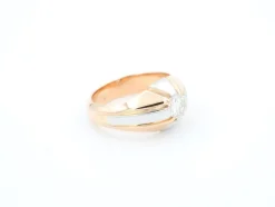 Bague Solitaire Or rose Diamant