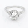 Bague Solitaire Platine Diamant