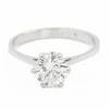 Bague Solitaire Platine Diamant