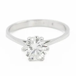 Bague Solitaire Platine Diamant