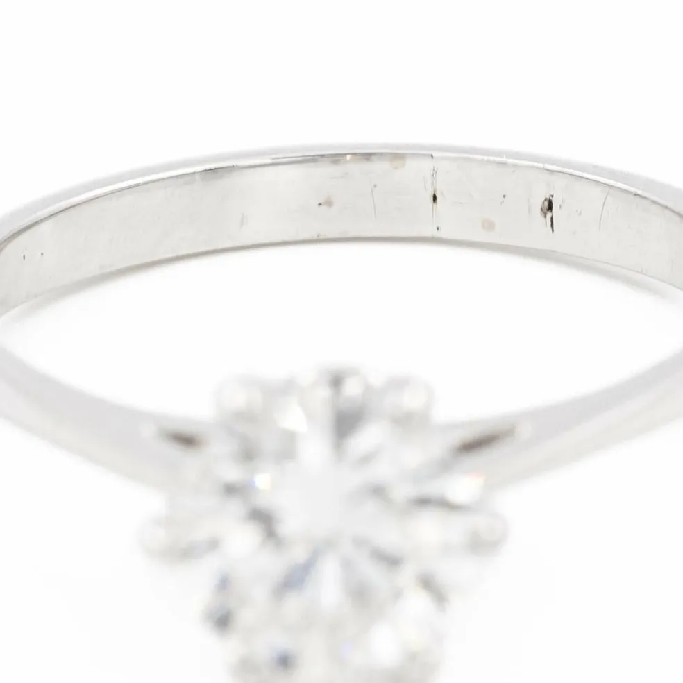 Bague Solitaire Platine Diamant