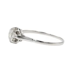 Bague Solitaire Platine Diamant