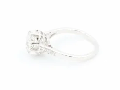 Bague Solitaire Platine Diamant