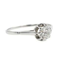 Bague Solitaire Platine Diamant