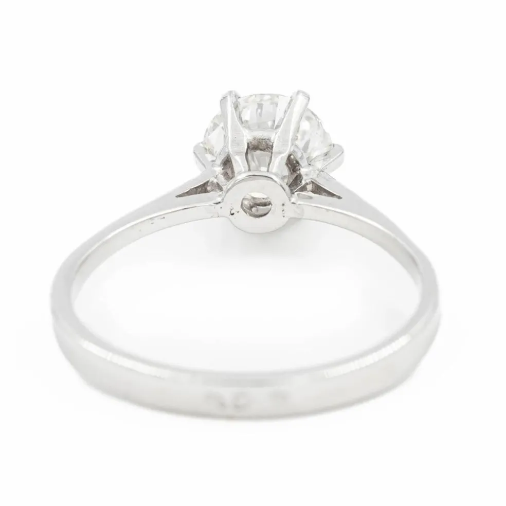 Bague Solitaire Platine Diamant