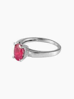 Bague Solitaire Rubis