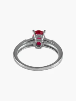 Bague Solitaire Rubis