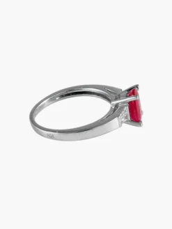 Bague Solitaire Rubis