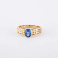 Bague Solitaire Saphir Ceylan Diamants