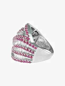 Bague Spinelles et Diamants