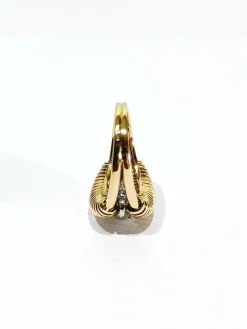 Bague Spirales or et Diamants