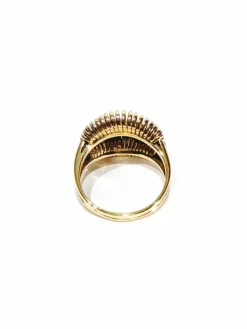 Bague Spirales or et Diamants