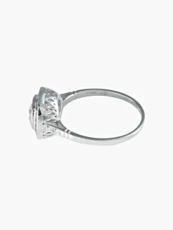 Bague style Art Déco Diamants Rubis