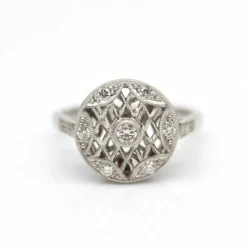 Bague SWEET VINTAGE en or blanc et diamants